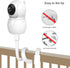 Baby Monitor Mount Compatible with BG1049 and Most Other Baby Monitors, Universal Baby Monitor Holder, Flexible Baby Camera Mount Attaches to Crib...