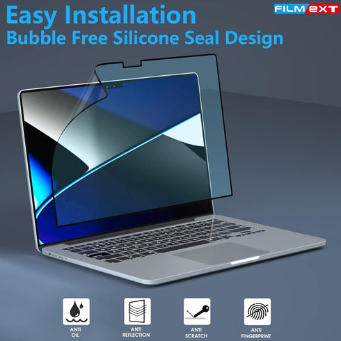 FILMEXT Macbook Pro 16 inch Screen Protector M4 M3 M2 M1 2024-2021 Model A3403 A3186 A2991 A2780 A2485,Bubble Free Blue Light Screen Filter for Ma...