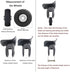 70mm x 24mm 2 Pcs Luggage Suitcase Replacement Wheels, Rubber Swivel Caster Wheels Bearings Repair Kits...