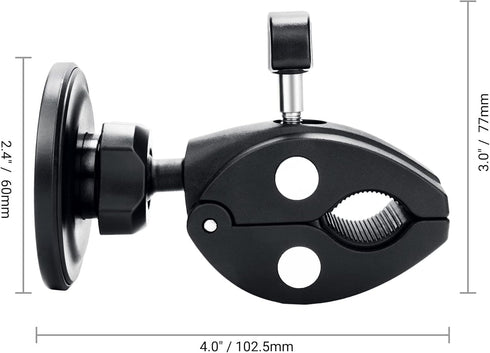 Phone Holder Mount Magnetic Accessories: Fitness Equipment Gym Motorcycle Handlebar, Exercise Bike, Treadmill, Stroller, Cart, for Magsafe iphone ...