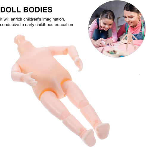 Moveable Jointed Doll 6pcs Body Nude Naked Body Soldier Ken Male Dolls Artist Drawing Manikin Action Figure Toys Joint Doll DIY Doll Accessory...
