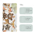 Woodland Animal Friends Changing Pad Cover for Baby Girl Boy, Natural Forest Deer Bear Fox Owl Diaper Change Table Covers, Soft Stretchy Safe Snug...