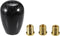 Shift Knob with 3 Adapter/Front Gear Shifter Knob for Automatic and Manual Vehicles/Durable Stick Shifter Lever Knob Resin 5.6cm / 1 Set Black...
