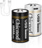 2pack D Batteries-DCell Batteries Rechargeable Lithium ion,1.5V 10000mWh Size D Battery for All Purpose with USB Charging Cord...