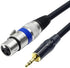 Disino XLR to 3.5mm (1/8 inch) Stereo Microphone Cable for Camcorders, DSLR Cameras, Computer Recording Device and More - 5ft...
