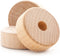 Pinehurst Crafts Flat (Slab) Wooden Toy Wheels, 1-Inch x 3/8-Inch Thick, Pack of 12...