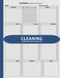Cleaning Schedule and Checklist (Customizable): Blank Daily Weekly and Monthly House Cleaning Schedule Planner and Organizer | Suitable for Househ...