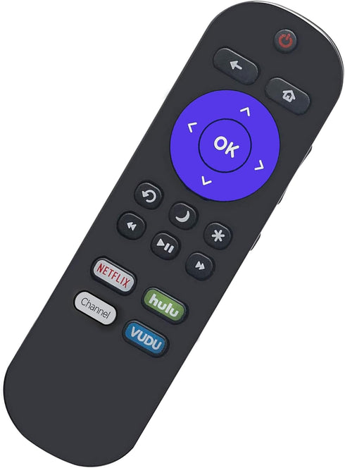 Remote Compatible with All Hisense Roku TV, Universal for Hisense Smart Built-in Roku TV Remote Control with Netflix, Hulu, and VUDU...