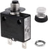 30 Amps Thermal Circuit Breaker, Thermal Overload Protector Push Button Manual Reset Circuit Breaker 32V DC 125/250V AC 30A 3Pcs...