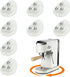 Self Adhesive Caster Wheels, Appliance Rollers for Kitchen Appliances, 360° Swivel Universal Wheel Mini Ball Transfer Roller for Storage Box, Smal...