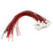 JST XH2.54 2Pin Micro Female and Male Connection Plug with Red Black Terminal Connector Wire Cable 200mm - (10 Pairs)...