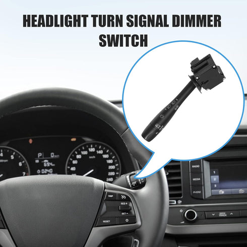 LCWRGS Turn Signal Switch Compatible with 2004-2012 Chevy Malibu, 2005-2011 Pontiac G6, 2007-2009 Saturn Aura, Headlight Dimmer Switch Blinker Lev...