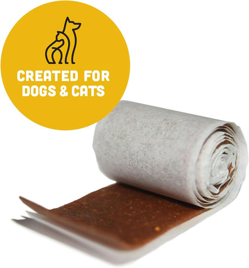 Wrap-Ups: Pill Wrapper - Peanut Butter - 30 Servings Bag, Dogs & Cats, Pet Treat Hides Any Size Pills, All Natural Limited Ingredients, USA...