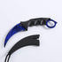 TOPOINT Karambit Knife, Stainless Steel Fixed Blade Knife with Sheath and Cord Knife CS-GO for Hunting Camping and Field Survival (Dark blue)...