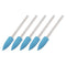 uxcell 5 Pcs Silicone Rubber Grinding Buffing Wheels 2000 Grits 6mm Dia Pointed Polishing Head for Electric Rotary Tool...
