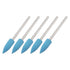 uxcell 5 Pcs Silicone Rubber Grinding Buffing Wheels 2000 Grits 6mm Dia Pointed Polishing Head for Electric Rotary Tool...