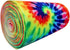 3" Tie Dye Swirl Pattern Printed 5 Yards White Grosgrain Ribbon...