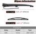 15277756 Replacement for GMC Yukon 2007-2014 Rear Windshield Back Wiper Arm Blade Set...