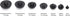Mushroom Domed Black 184pcs DIY Plastic Eyes, Buttons, Artificial Animal Sewing Buttons for Art Toys Art Craft Craft Supplies...