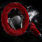 Car Steering Wheel Cover with Handbrake Cover & Gear Shift Cover Cxtiy Fashion Steering Wheel Wrap Fluffy Soft and Warm in Winter Diameter 14.96" ...
