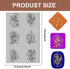 CHGCRAFT Polymer Clay Texture Sheets Bohemian Flowers Clay Texture Mat Floral Clay Texture Stamps Polymer Clay Earrings Tools Clay Texture Mat for...