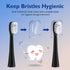 Toothbrush Heads Replacements for Water-Pik Sonic Fusion and Sonic Fusion 2.0, SF01, SF02, SF03 & SF04, Transparent Bristles, Original Shape with ...