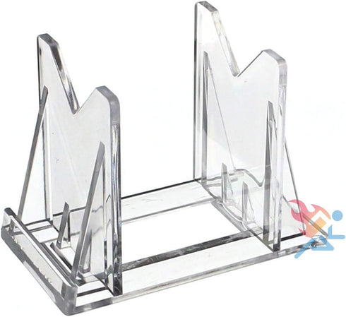 OnFireGuy 10pcs Fishing Lure Display Stands | Clear Acrylic Fishing Lure Easels | Accessories for Fishing & Decoration | 3-Piece Display Stand Mea...