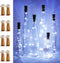 Wine Bottle Lights with Cork Switch, 15 LED 8 Pack Battery Operated Mini Fairy Copper Wire Cork String Lights for Party Wedding Christmas Festival...