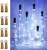 Wine Bottle Lights with Cork Switch, 15 LED 8 Pack Battery Operated Mini Fairy Copper Wire Cork String Lights for Party Wedding Christmas Festival...