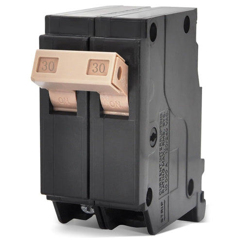 30-Amp Breaker 2-Pole Circuit Breaker,C230 Breaker, 3/4-Inch Plug-in Circuit Breaker,Thermal Magnetic Protection,10 KAIC, 120/240V...