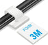 Adhesive Cable Clips White (Large, 45 PCS), Upgraded Wire Clips for Electric Wires, Cord Holders Management Under Desk, Car, Extension Cord, Ether...