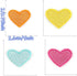 MSCFTFB 33 Pieces Small Heart Iron on Patches Sew Embroidered Patches Appliques Garment Embellishments for Clothing Jackets Backpack Shoes Repairi...