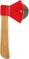 Axe Pizza Cutter with Bamboo Handle and Sharp Rotating Blade - Thacher's Nook...