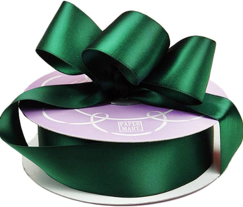 Forest Green Double Face Satin Ribbon 1 1/2" X 50 Yards...