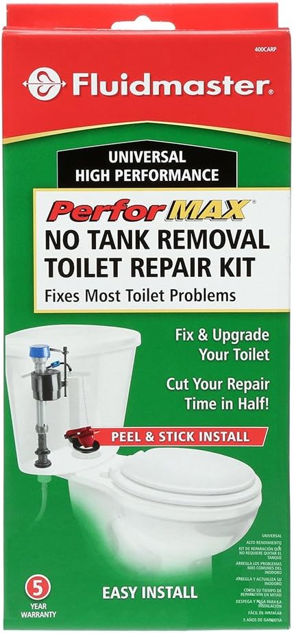 Fluidmaster PerforMAX Universal Toilet Fill and Flush Valve Repair Kit...