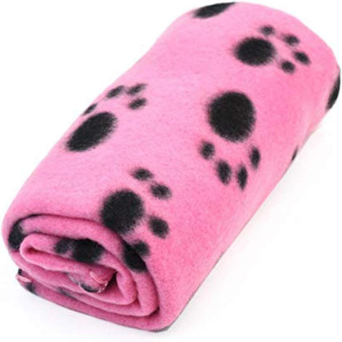 Pet Blanket for Cat & Dog Sleep Mat Bed Cover Soft Warm Blanket for Hamster Puppy and Other Animals (Medium, Black+Pink-2)...