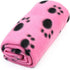 Pet Blanket for Cat & Dog Sleep Mat Bed Cover Soft Warm Blanket for Hamster Puppy and Other Animals (Medium, Black+Pink-2)...