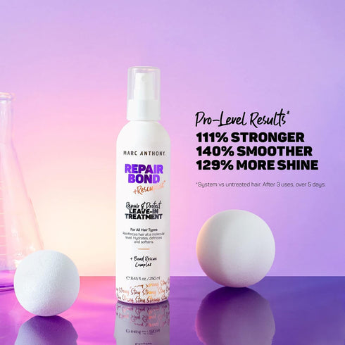 Marc Anthony Repairing Leave-In Conditioner, Repair Bond +Rescuplex - Repairs, Strengthens & Maintains Bonds within Hair - Eliminates Frizz, Flyaw...
