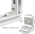 10Sets 10 Series 1" x 1" Aluminum Extrusion Profiles Corner 1010 Series Angle Bracket Connector with M6 T Slot Nuts Bolts for 1 Inch x 1 Inch Extr...