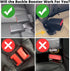 Buckle Booster for Seat Belts - Uprights Your Receptacle for Easy Reach - No More Floppy Buckle (2)...
