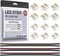 BTF-LIGHTING FCOB 4Pin 10mm 0.39in Transparent Connector Kit 30pcs Corner Connector 30pcs Gapless Solderless Connector 10pcs 5.9in Long 22AWG Exte...