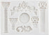 Roman Column Silicone Fondant Mold Greek Marble Pillars Relief Retro European Pattern Clock Chocolate Candy Molds for Cake Decorating Cupcake Topp...