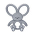 Dr. Brown's Flexees Gray Bunny, Soft 100% Silicone Baby Teether, BPA Free, 3m+...
