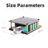Bluetooth Amplifier Board, 100W+100W Peak Output Power, 2.0 Channel DC:8-24V, Password Free Connect, BT 5.0 AMP Board for DIY Wireless Speakers Bo...