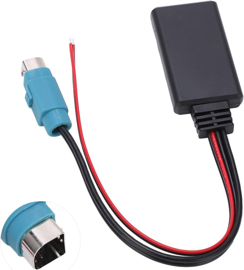 Acouto Bluetooth AUX in Cable Adapter Stereo Input Cable Bluetooth Adapter Replacement for Alpine CDE?W203Ri X303 X305 X301 for CDA-9852/E for CDE...