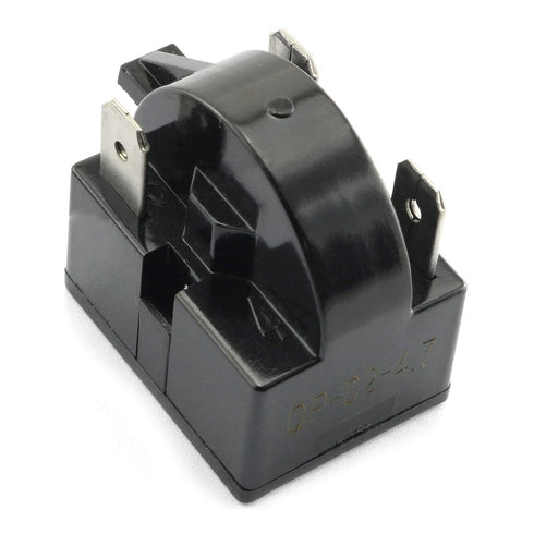 RLECS 2pcs 3 Pin Coolers Compressor Starter QP-02-4.7 PTC Refrigerator Start Relay 4.7 ohm...