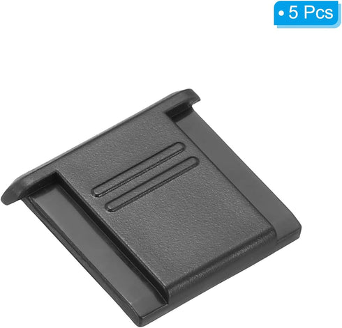 PATIKIL 12mm Universal Camera Hot Shoe Cover Cap, 5 Pack Hot Shoe Cap Hot Shoe Protector Plastic Suitable for DSLR/SLR Camera, Black...