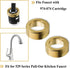 2 Pcs 9620750 Plumbing Equipment, Cartridge Nut for 529 Series Faucets, Brass...