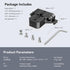 SmallRig Camera Base Plate with 15mm LWS Rod Rail Clamp, Baseplate for Sony A6500 A6600 A6300, for Canon R5 R6, for Sony A7SIII / A7III, Both for ...