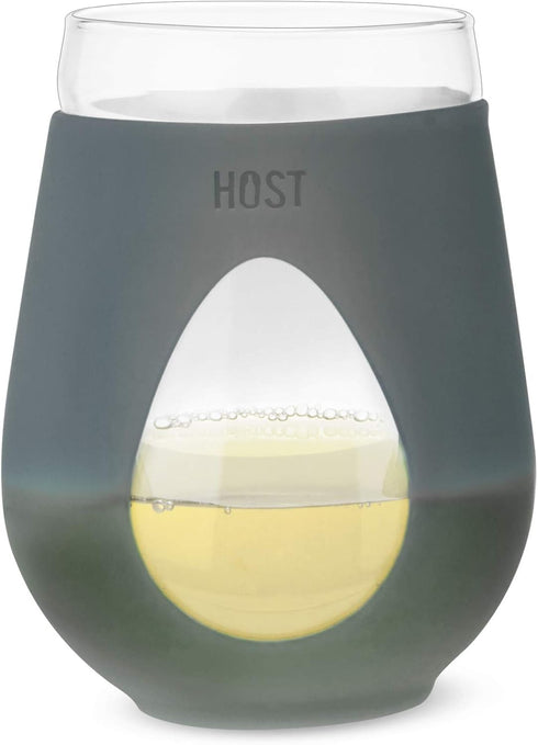 Host Revive Wine Glass Drinkware, 8 oz, Grey...